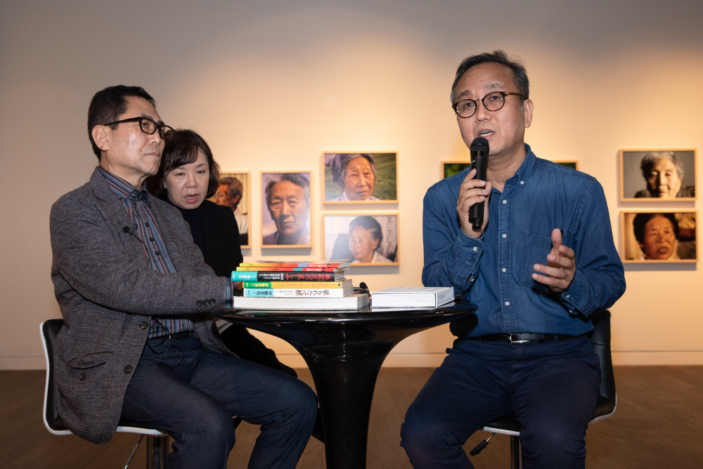 (From left) Ahn Hae-ryong,Kang Hye-jung,Ito Takashi (courtesy of Ahn Hae-ryong)