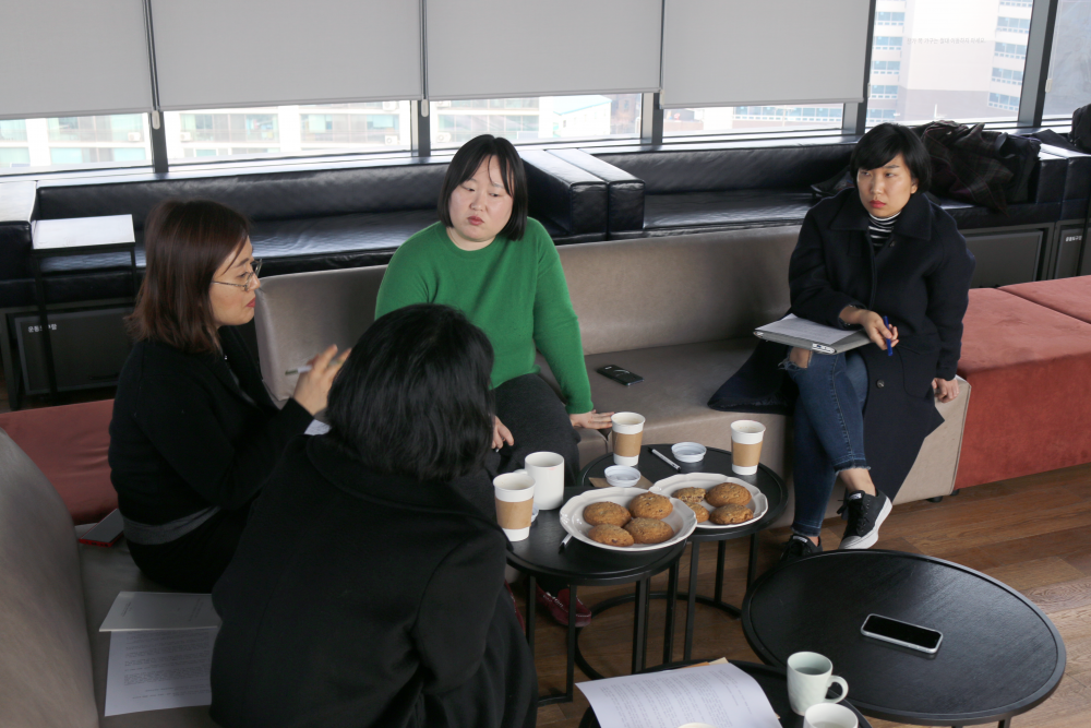 (정면) 허윤, 오혜진 (정면) 허윤, 오혜진