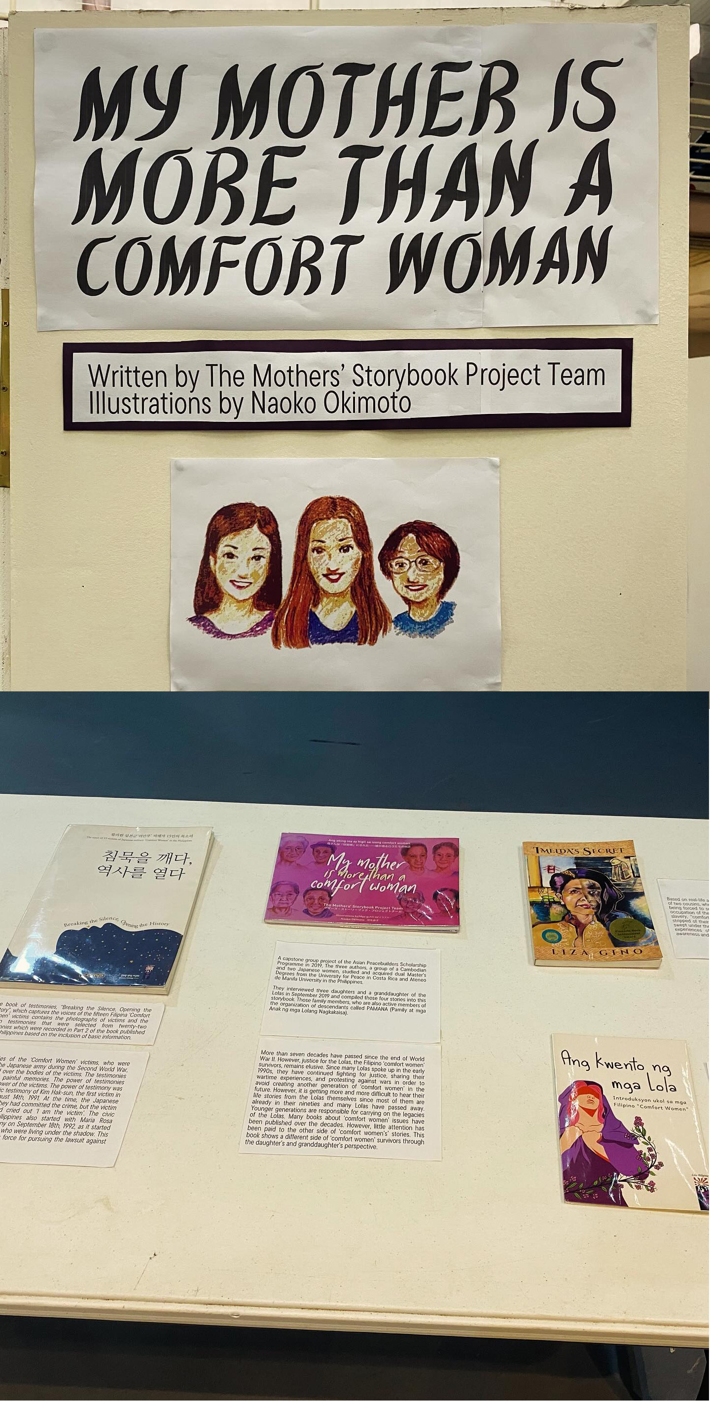 [Images 4, 5] The storybook was included in the exhibit "Dahlia: Surge of Memory" by the Philippine Science High School students from March 26 to April 2, 2025 (Credit: Gantala Press]